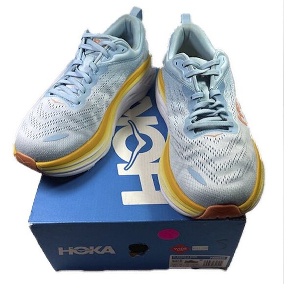 HOKA One One Women’s Biondi Blue 9.5 WIDE 1127954 - Picture 3 of 8